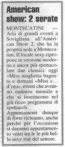 American Show Lap Dance Toscana 2 serate